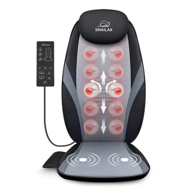 snailax-masseur-de-dos-shiatsu-avec-chaleur-si-ge-massant-p-trissage-profond-3-n image 1