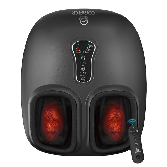 comfier-5212rc-masseur-de-pieds-shiatsu-avec-t-l-commande-pause-chaleur-compress image 1