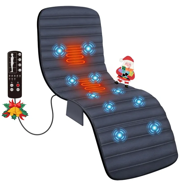 comfier-tapis-de-massage-vibrant-chauffant-pour-le-dos-et-le-corps-matelas-10-mo image 1