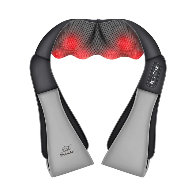 snailax-masseur-cervical-shiatsu-chauffant-3d-8-n-uds-rotatifs-pour-cou-paules-e image 1