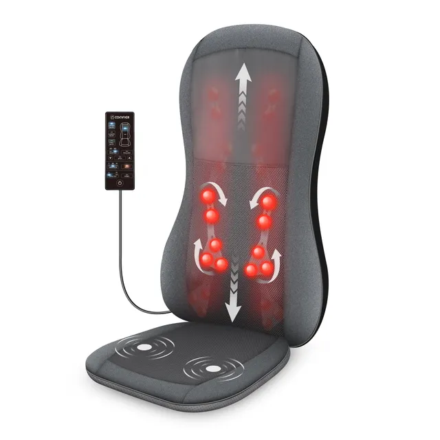 comfier-si-ge-de-massage-shiatsu-chauffant-2d-3d-avec-10-n-uds-coussin-de-massag image 1