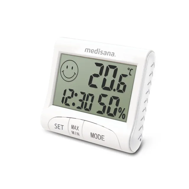 medisana-hg-100-thermo-hygrom-tre-num-rique-int-rieur-avec-affichage-de-l-heure- image 1