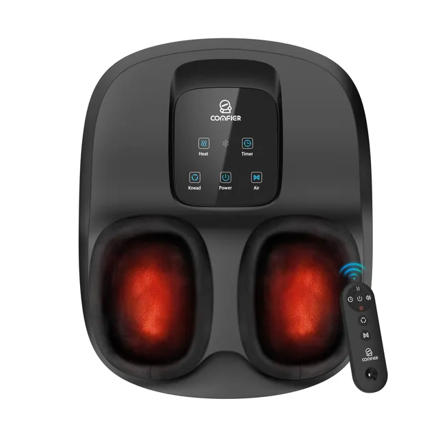 comfier-5250n-masseur-de-pieds-shiatsu-avec-t-l-commande-et-cran-tactile-en-verr image 1