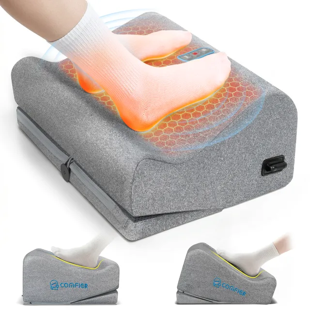 comfier-cf-5502-repose-pieds-ergonomique-chauffant-avec-massage-vibrant-et-mouss image 1
