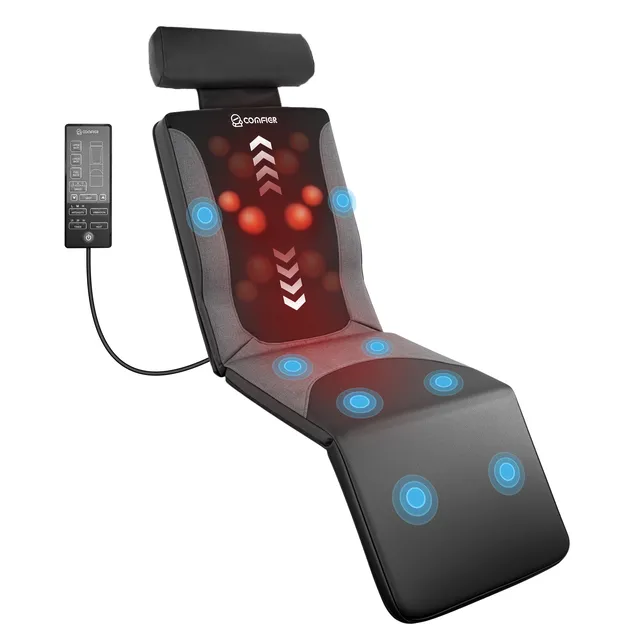 comfier-cf-3407-tapis-de-massage-shiatsu-corps-entier-avec-chaleur-et-8-moteurs- image 1