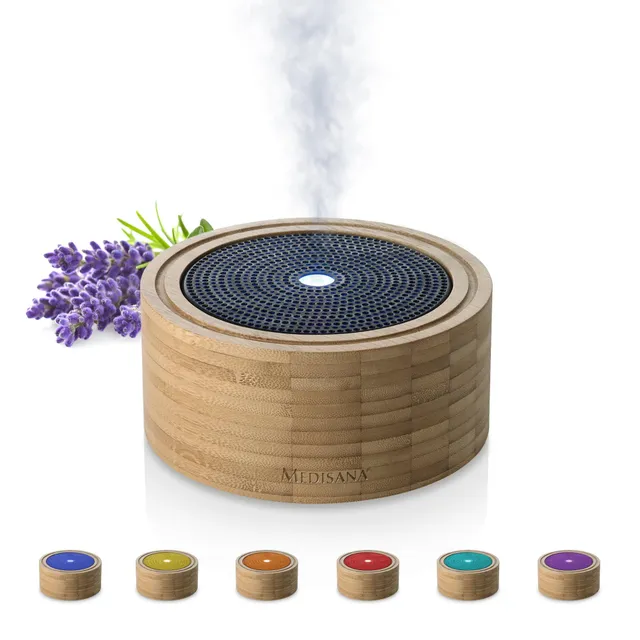 medisana-ad-625-diffuseur-d-huiles-essentielles-ultrasonique-en-bambou-v-ritable image 1