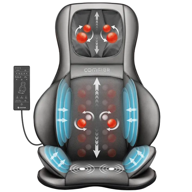 comfier-si-ge-massant-shiatsu-avec-compression-et-roulement-masseur-de-dos-avec- image 1