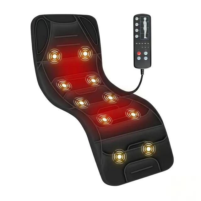 comfier-3401-tapis-de-massage-vibrant-chauffant-10-moteurs-5-modes-pour-corps-en image 1