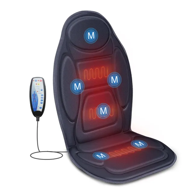 snailax-coussin-de-massage-dorsal-vibrant-avec-chaleur-6-moteurs-de-vibration-5- image 1