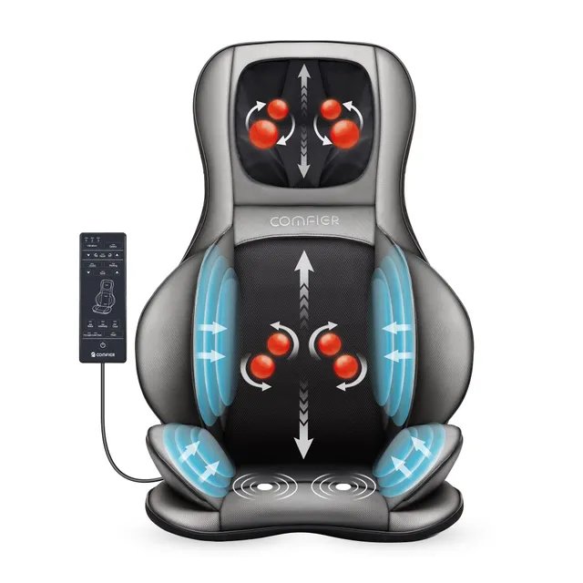 comfier-si-ge-massant-shiatsu-2d-3d-pour-dos-cou-avec-chaleur-et-compression-r-g image 1