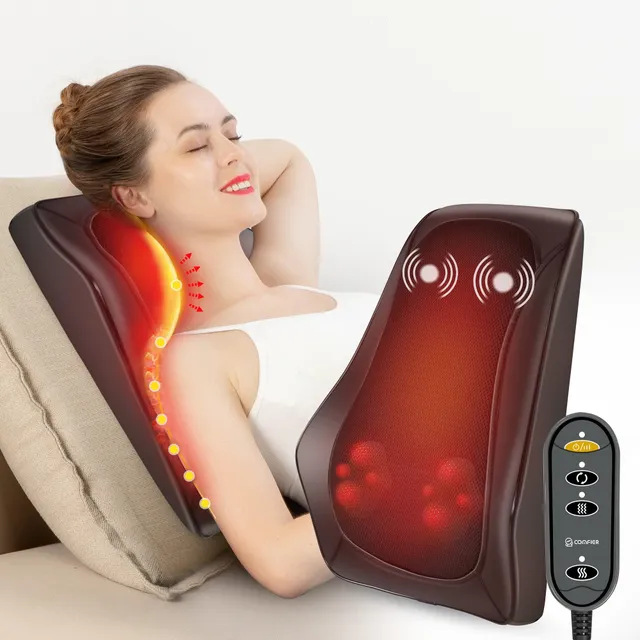 comfier-1228-masseur-shiatsu-3d-profond-pour-dos-et-nuque-8-t-tes-3-intensit-s image 1