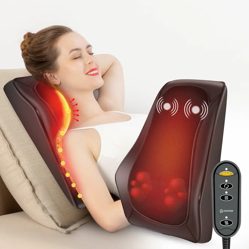 comfier-1228-masseur-shiatsu-3d-profond-pour-dos-et-nuque-8-t-tes-3-intensit-s image 1