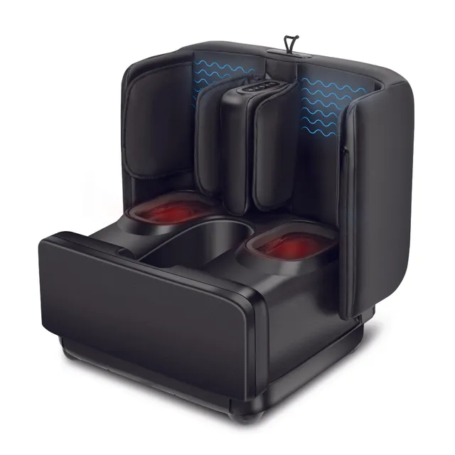comfier-5001-masseur-de-pieds-et-mollets-shiatsu-2-en-1-avec-repose-pieds-chauff image 1