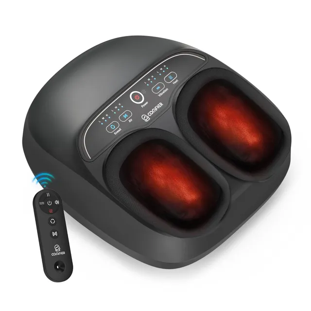 comfier-5310-masseur-de-pieds-shiatsu-chauffant-avec-t-l-commande-pour-fasciite- image 1