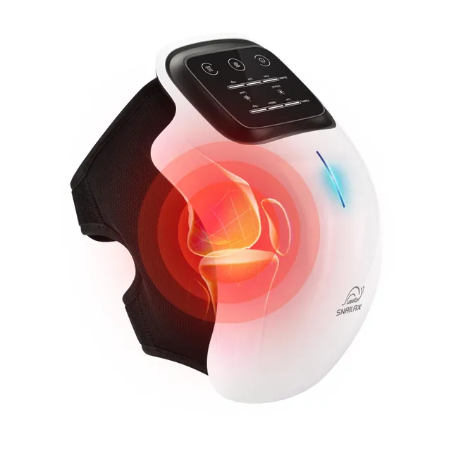 snailax-masseur-de-genou-sans-fil-avec-chaleur-laser-et-infrarouge-3-niveaux-de- image 1