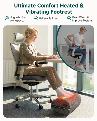 snailax-repose-pieds-ergonomique-chauffant-avec-vibration-et-fonction-balancemen image 2