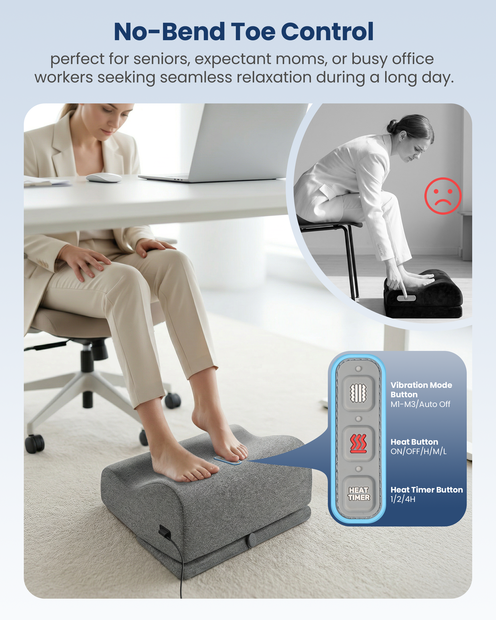 comfier-cf-5502-repose-pieds-ergonomique-chauffant-avec-massage-vibrant-et-mouss image 8