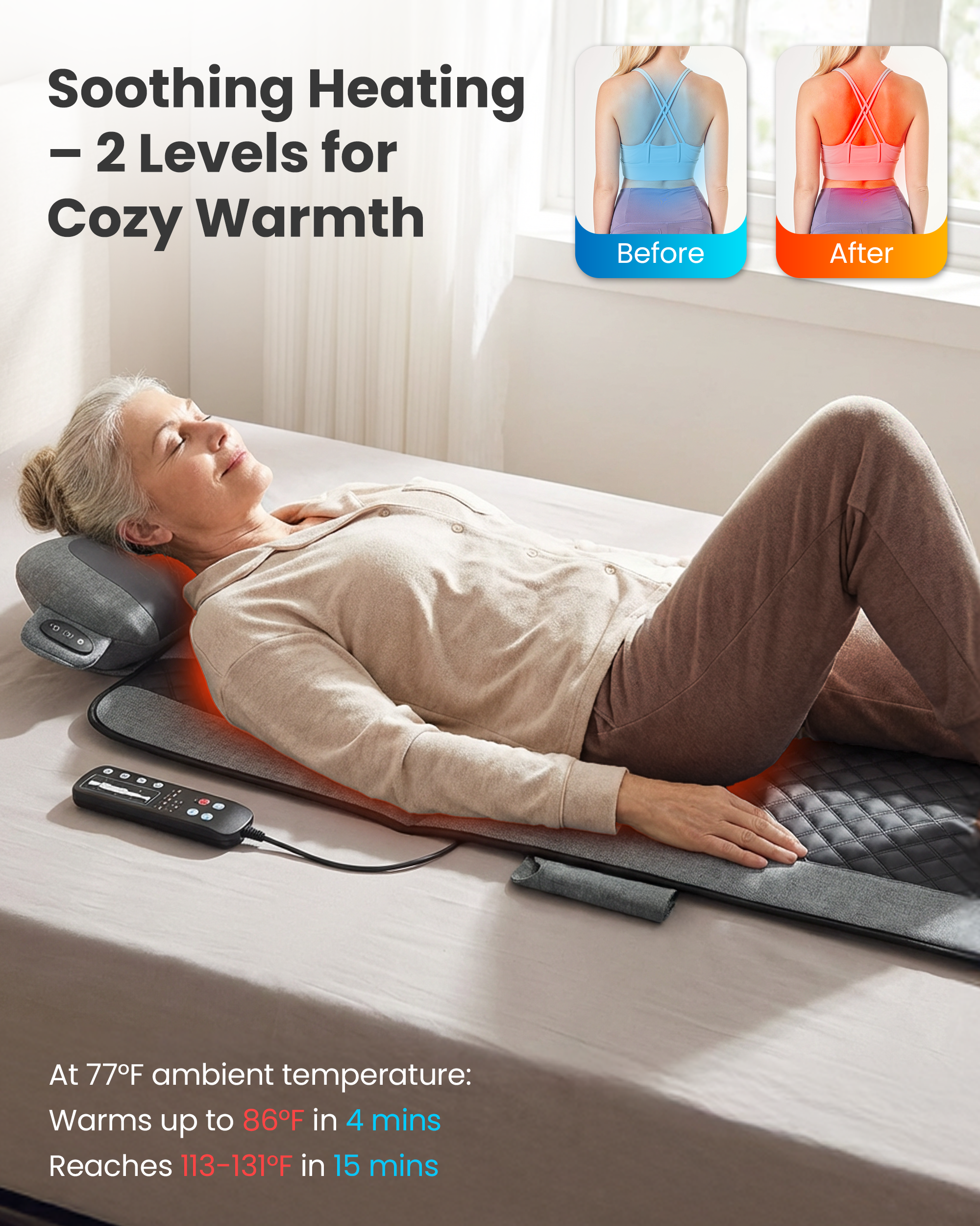 comfier-3408-tapis-de-massage-vibrant-10-moteurs-pour-tout-le-corps-avec-coussin image 3