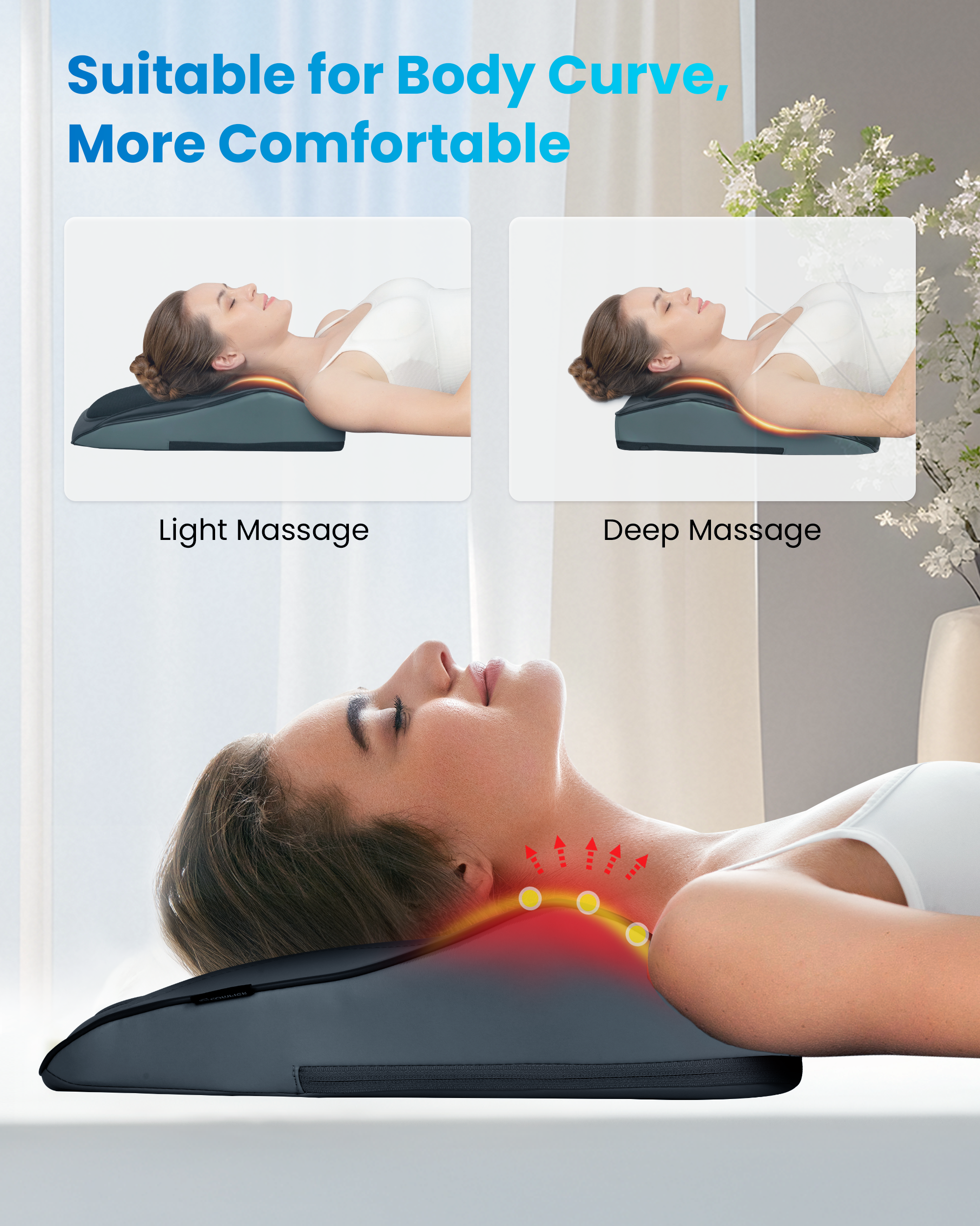 comfier-cf-1228c-masseur-de-dos-et-cou-shiatsu-3d-sans-fil-avec-chaleur-batterie image 4
