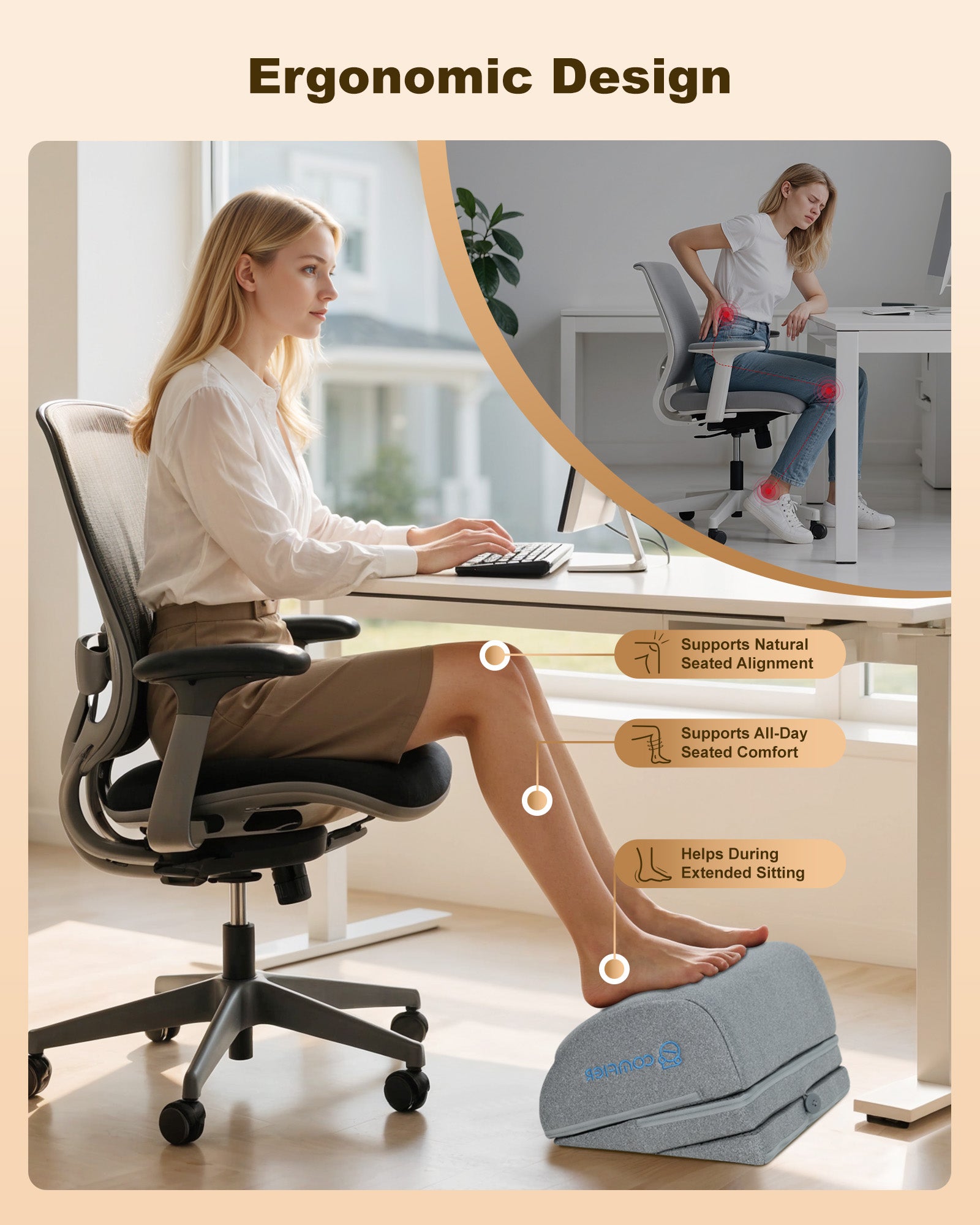 comfier-5420-repose-pieds-ergonomique-sous-bureau-avec-chauffage-3-hauteurs-r-gl image 3