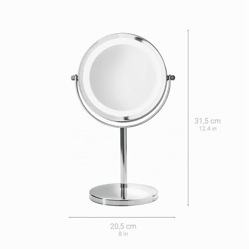 medisana-cm-840-miroir-de-maquillage-led-avec-grossissement-x5-double-face-pivot image 8