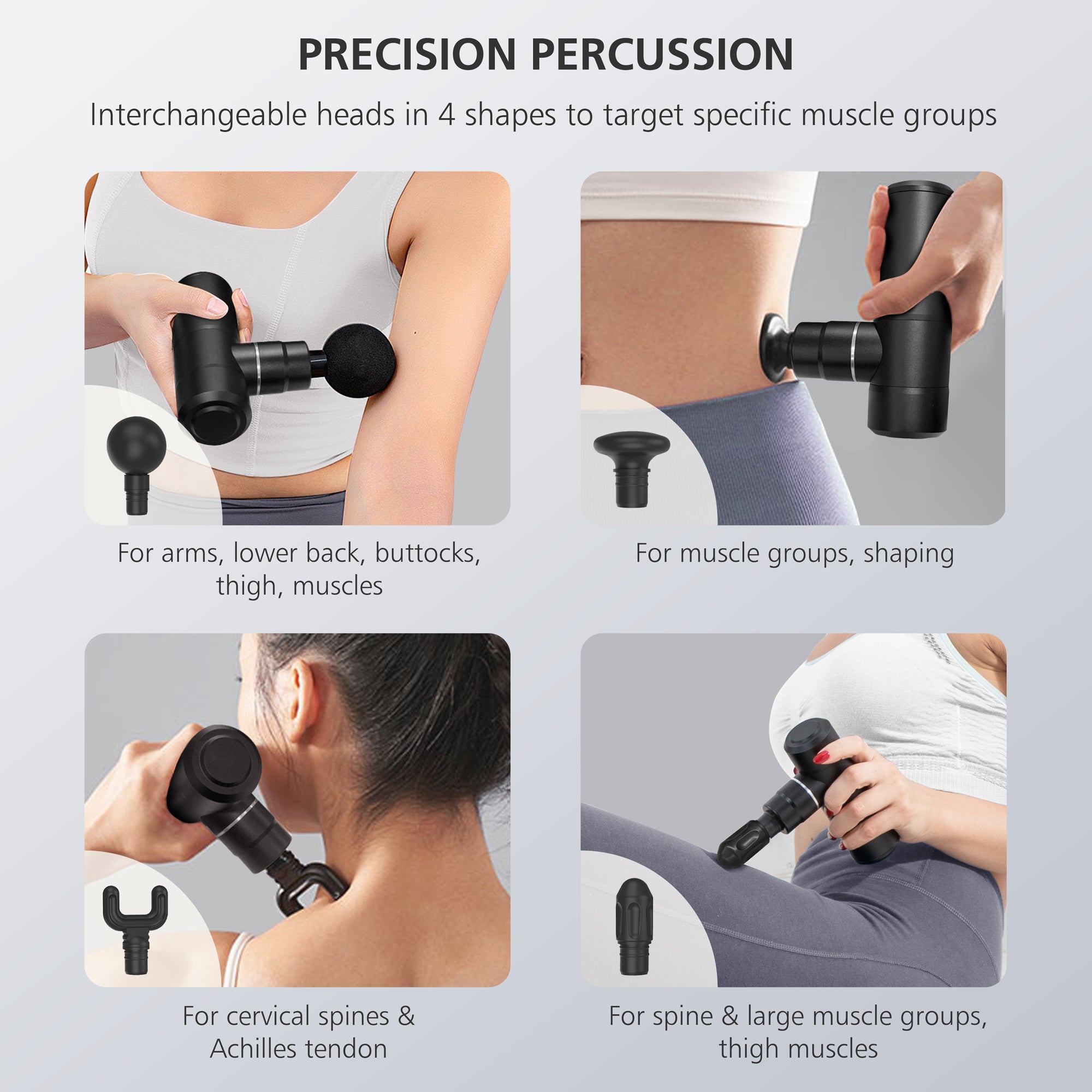 comfier-4909-mini-pistolet-de-massage-de-poche-moteur-sans-balais-3600-tr-min image 3