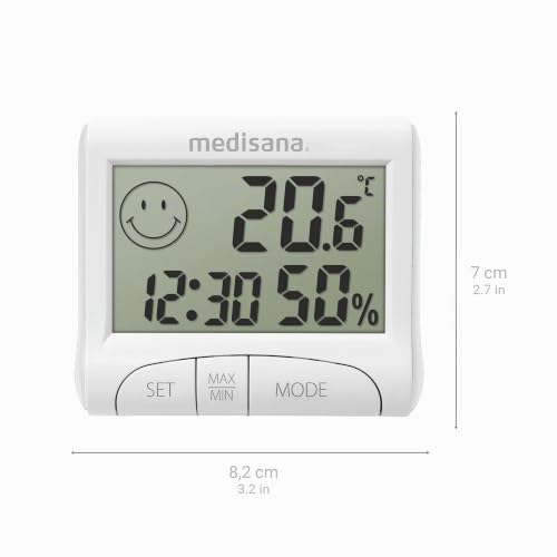 medisana-hg-100-thermo-hygrom-tre-num-rique-int-rieur-avec-affichage-de-l-heure- image 8