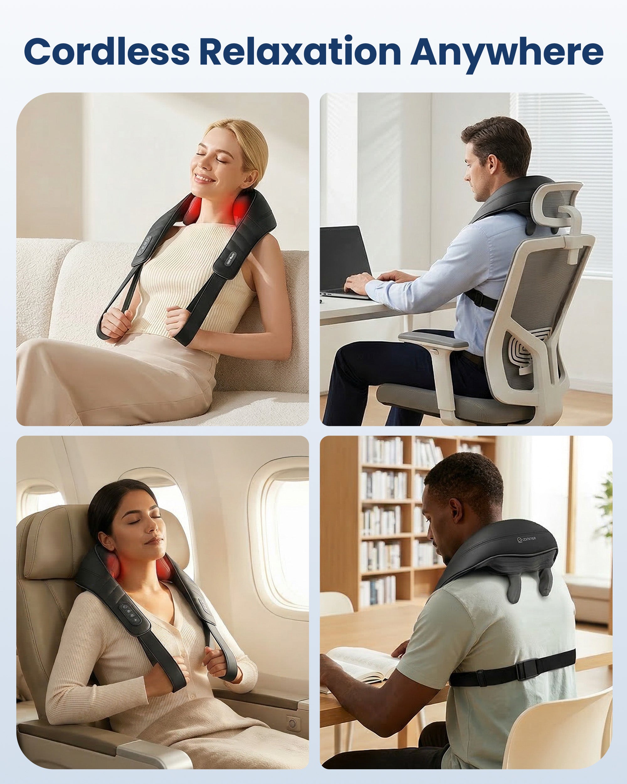 comfier-6811-masseur-de-nuque-sans-fil-4d-shiatsu-avec-chauffe-batterie-2500-mah image 5