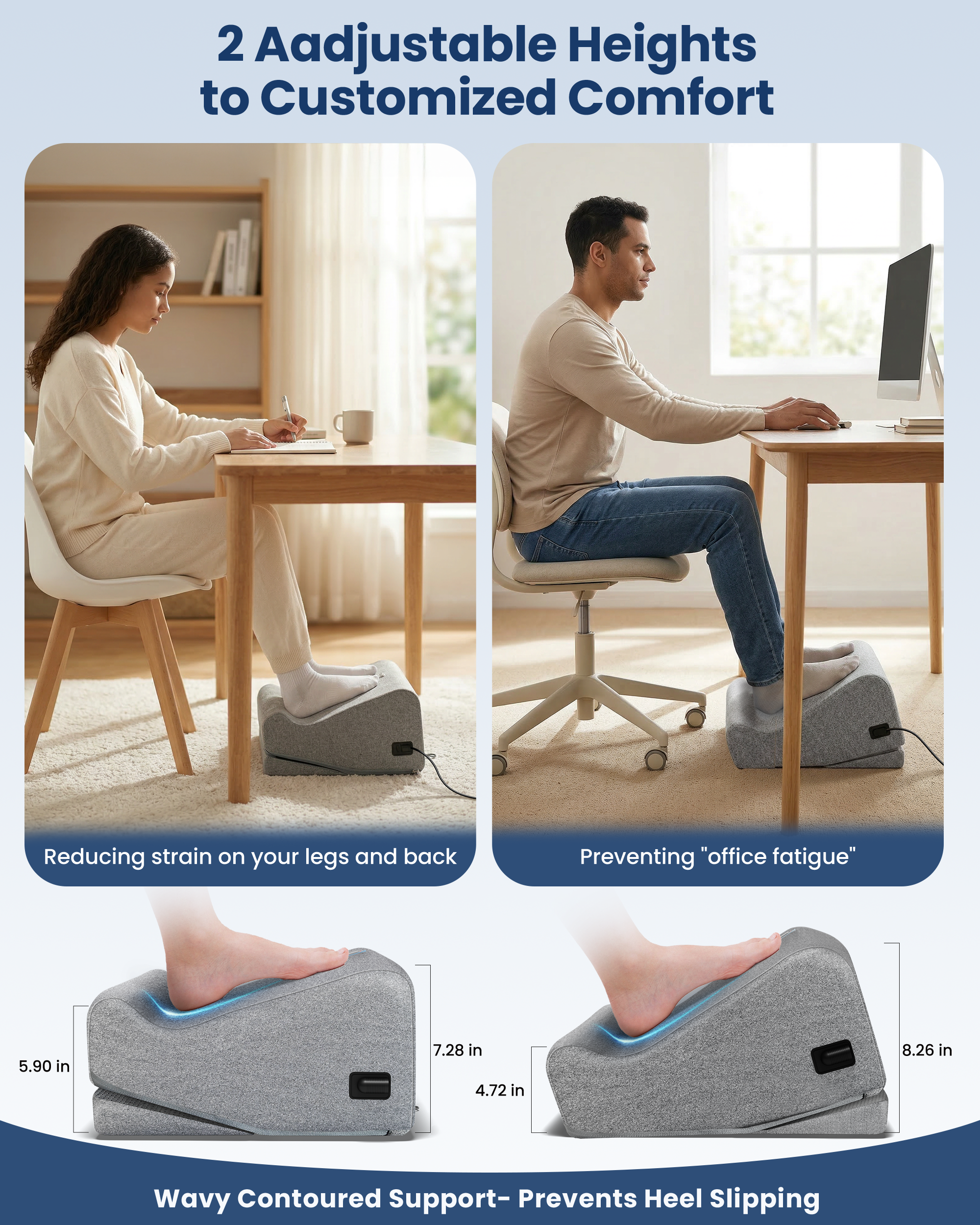 comfier-cf-5502-repose-pieds-ergonomique-chauffant-avec-massage-vibrant-et-mouss image 6