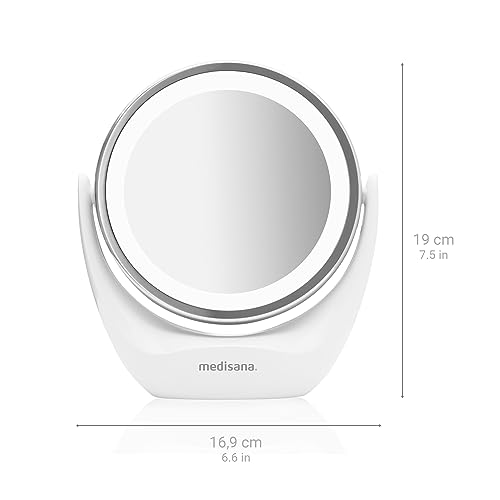 medisana-cm-835-miroir-cosm-tique-led-double-face-grossissement-x5-pivotant-360- image 8