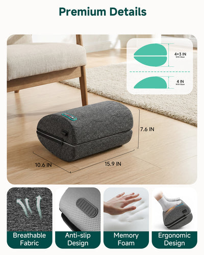 snailax-repose-pieds-ergonomique-chauffant-avec-vibration-et-fonction-balancemen image 6