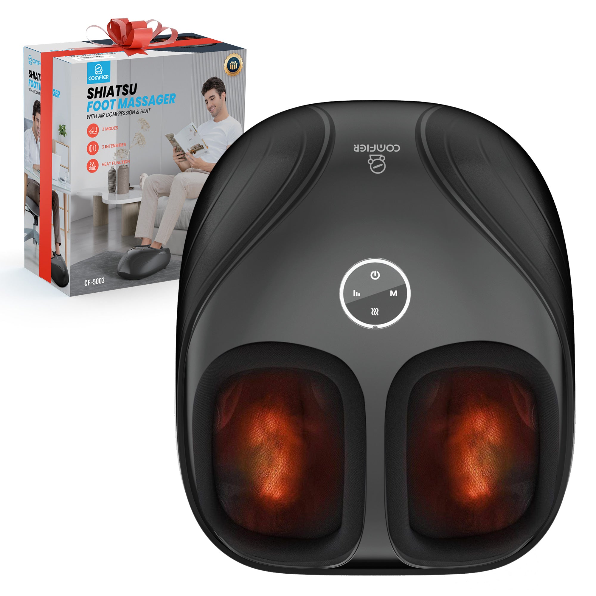 comfier-5003-masseur-de-pieds-shiatsu-avec-chaleur-jusqu-pointure-46 image 1