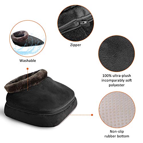 snailax-masseur-de-pieds-shiatsu-2-en-1-chauffant-8-rouleaux-d-acupression-houss image 8