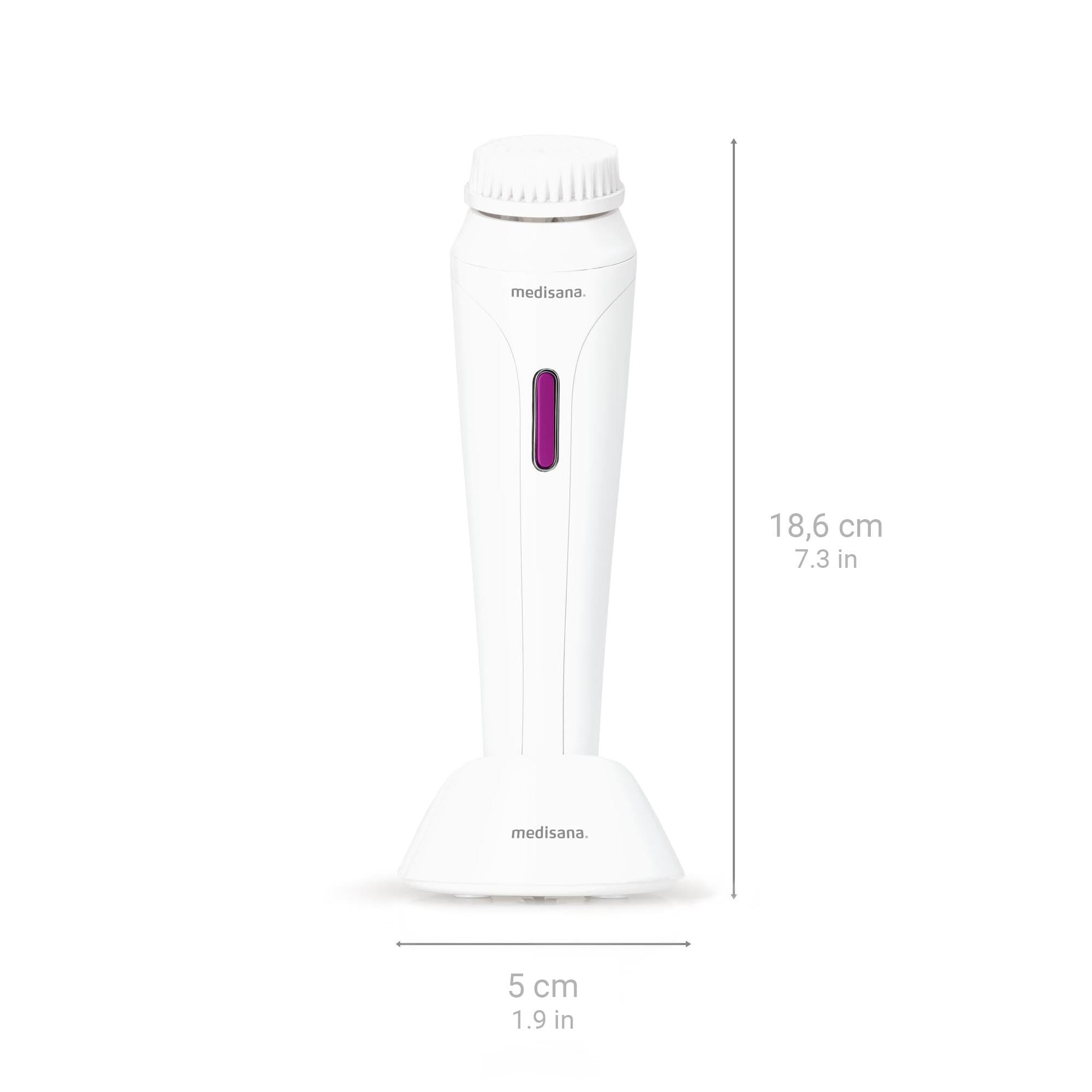 medisana-fb-885-brosse-lectrique-de-nettoyage-du-visage-avec-4-embouts-station-d image 2