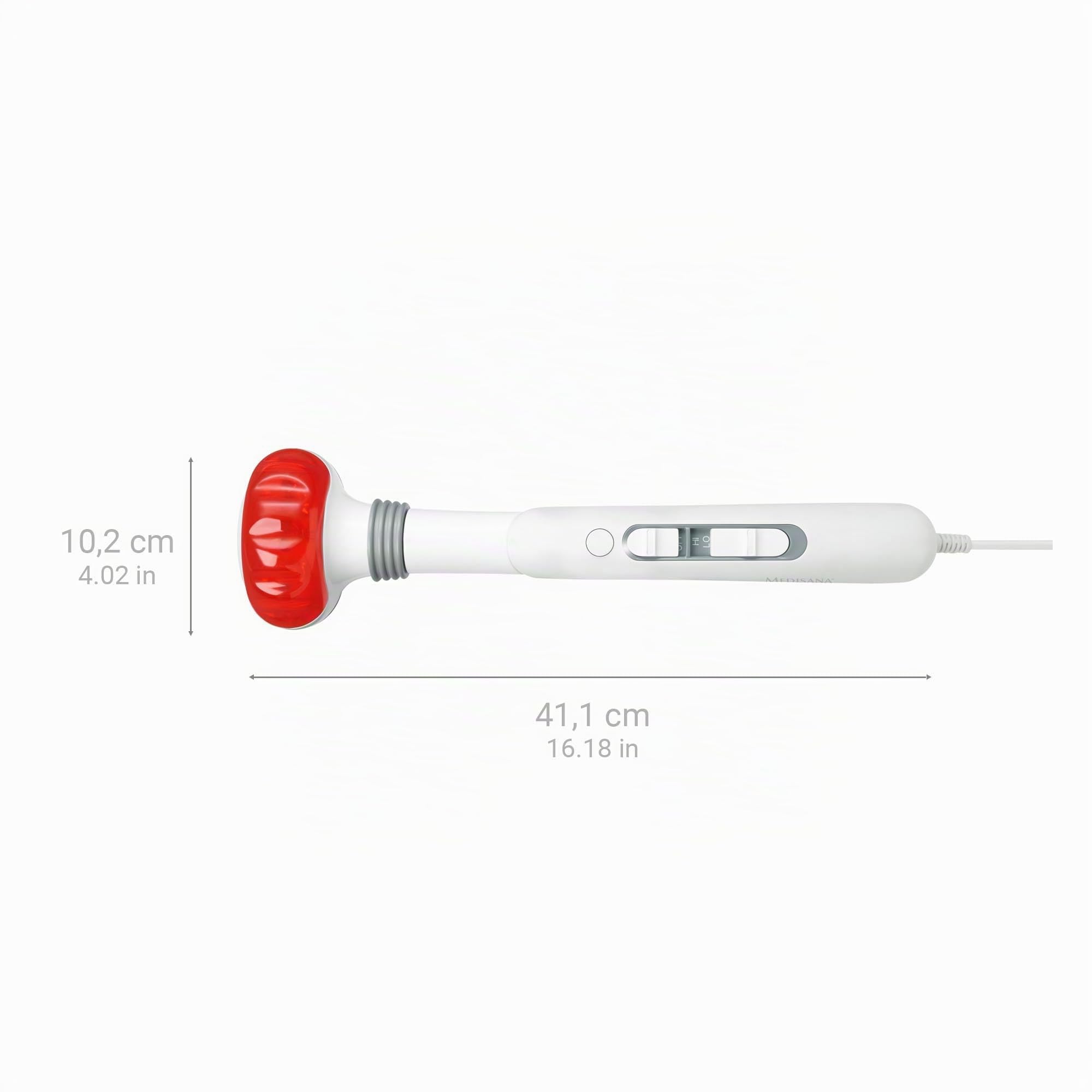 medisana-hm-886-masseur-manuel-lectrique-avec-chaleur-lumi-re-rouge-2-intensit-s image 2