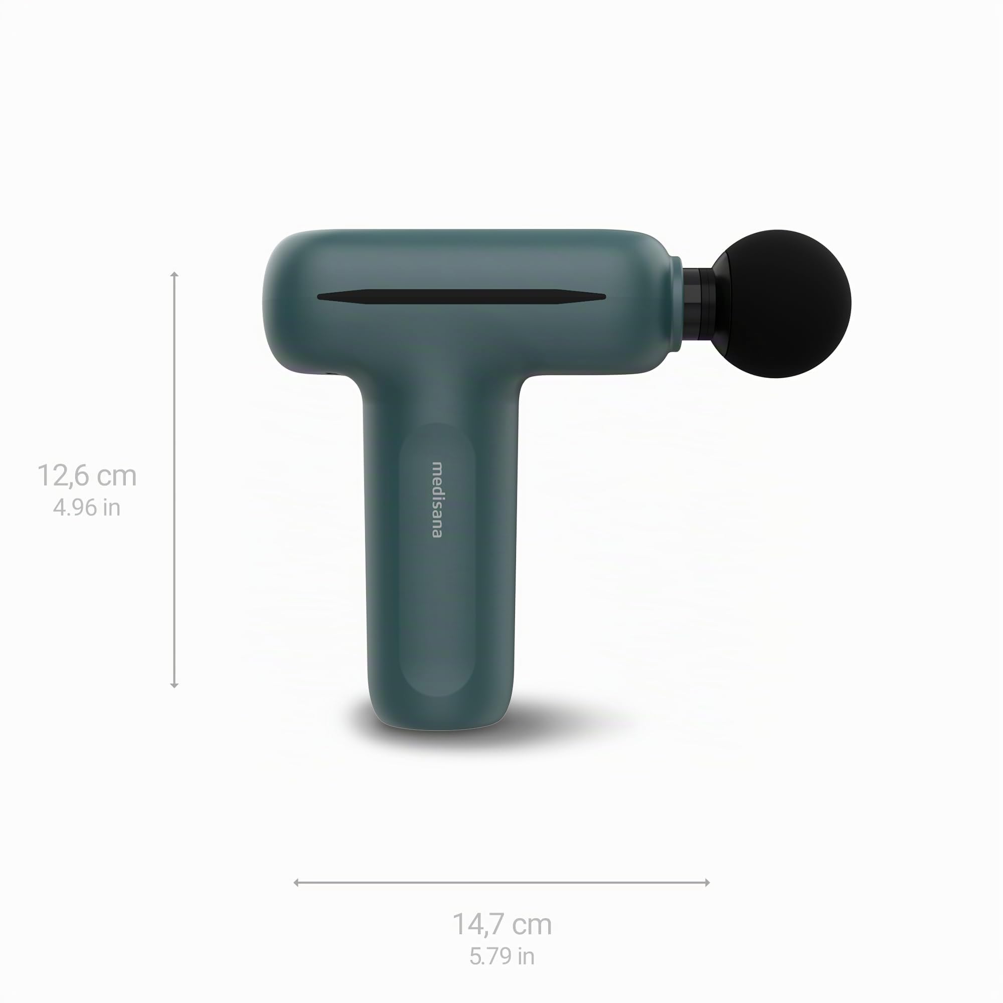 medisana-mg-200-mini-pistolet-de-massage-avec-mode-smart-5-intensit-s-et-4-embou image 2