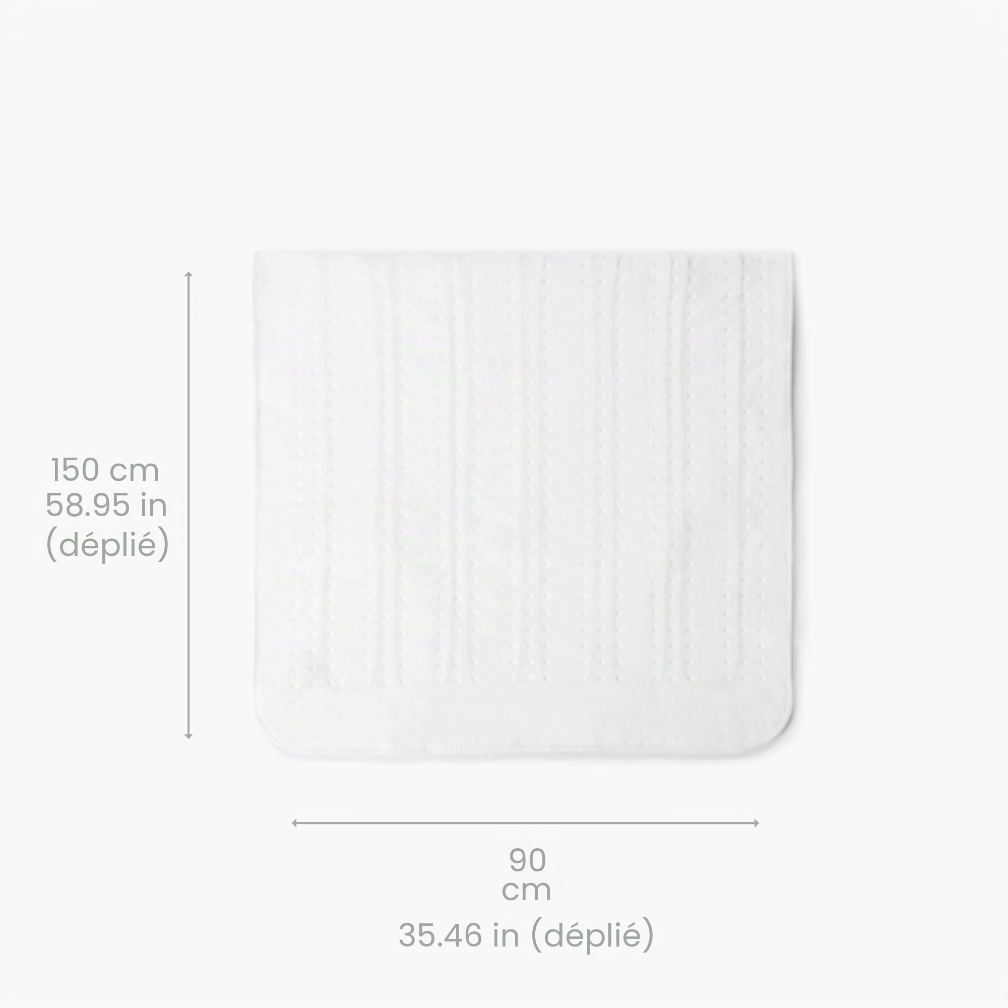 medisana-hu-665-surmatelas-chauffant-lectrique-150x80-cm-avec-3-niveaux-de-temp- image 2