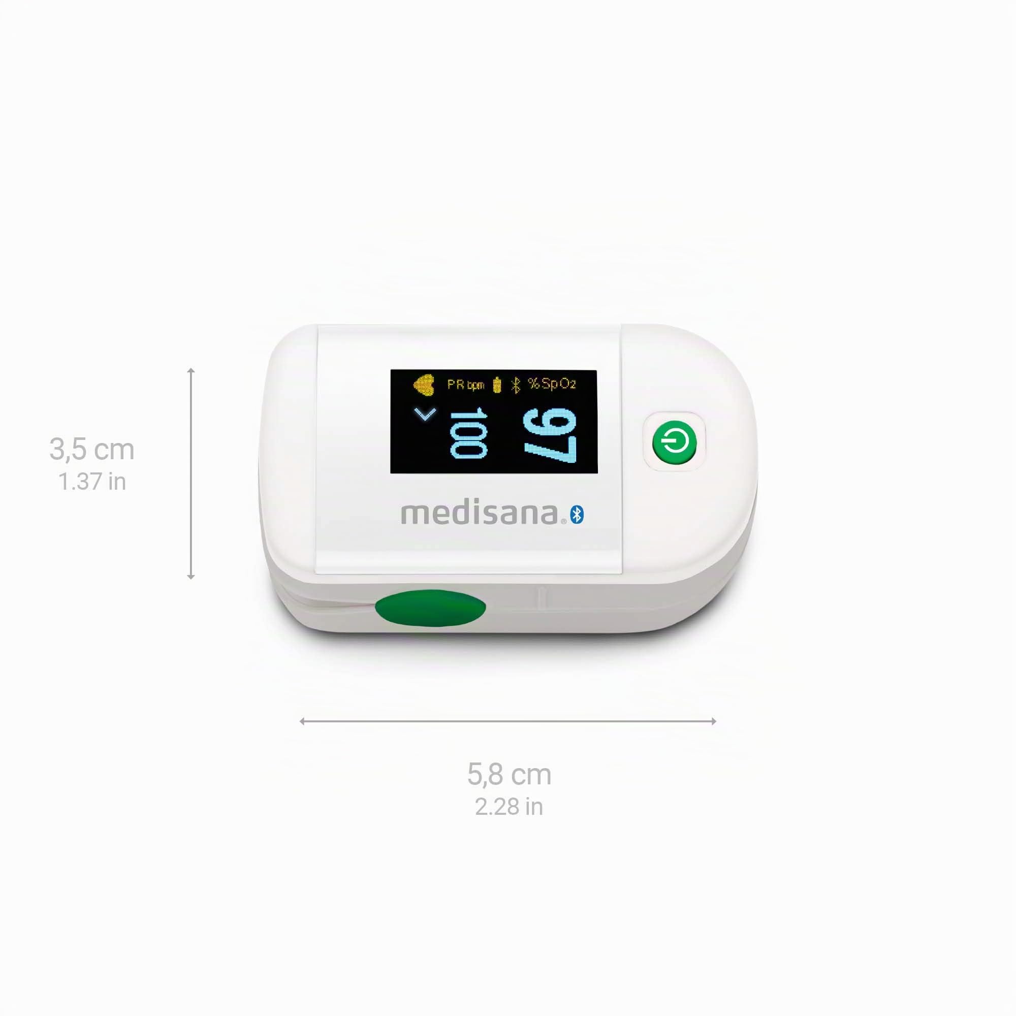 medisana-pm-100-connect-oxym-tre-de-pouls-au-doigt-avec-bluetooth-app-vitadock-c image 2