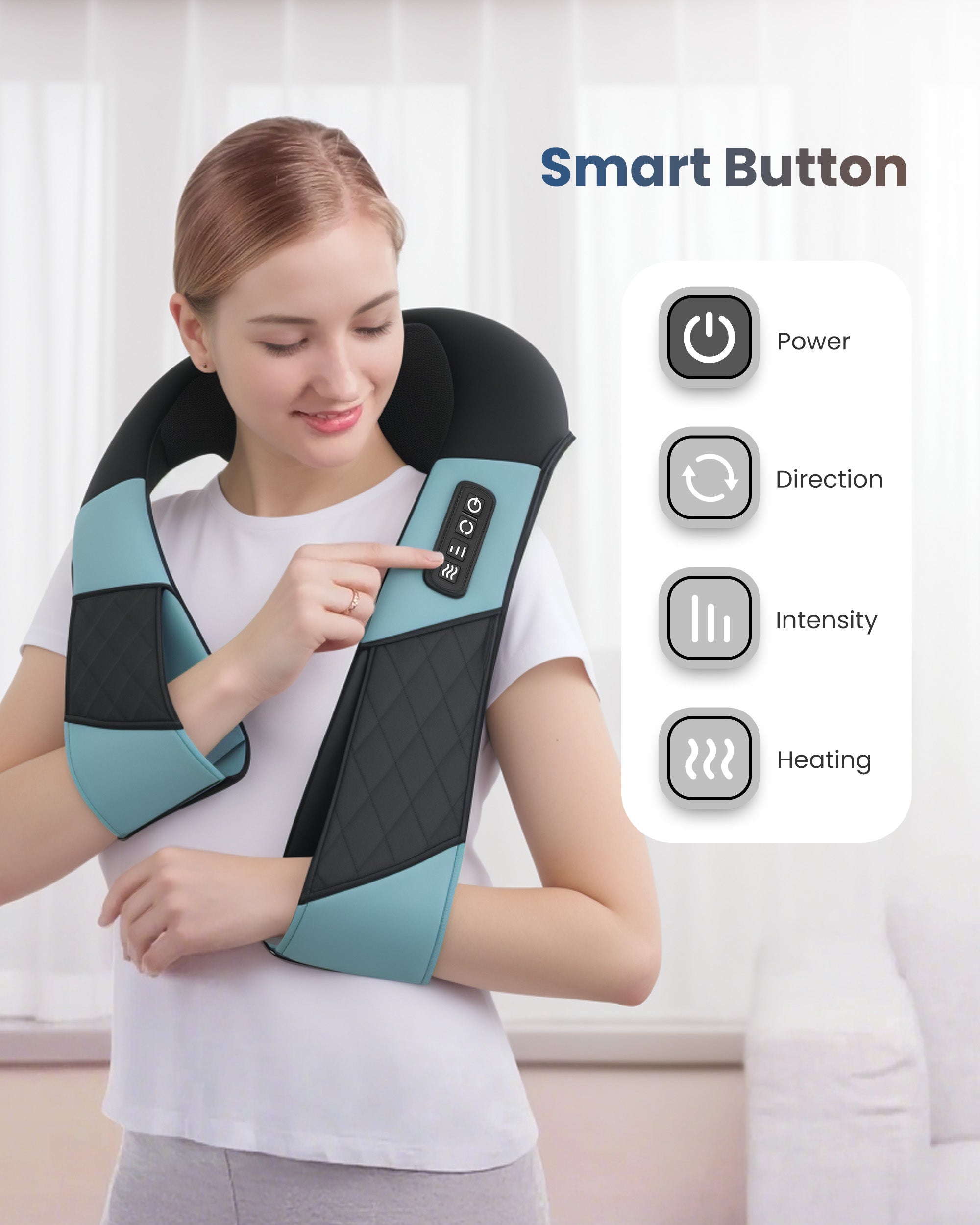 comfier-6505-masseur-de-nuque-et-paules-sans-fil-shiatsu-3d-deep-tissue-batterie image 6