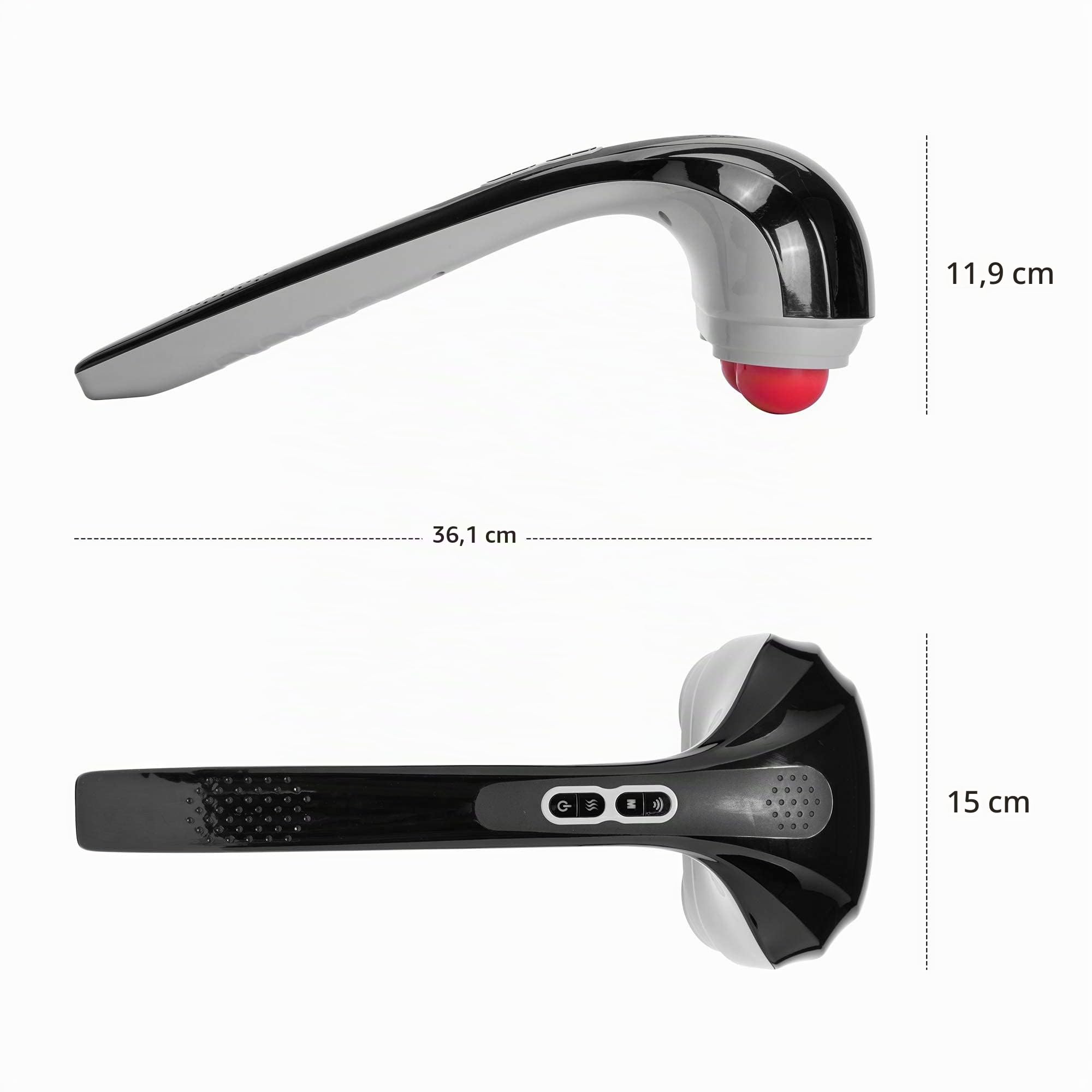 snailax-sl-498-masseur-dorsal-portatif-percussion-avec-chaleur-sans-fil-recharge image 6