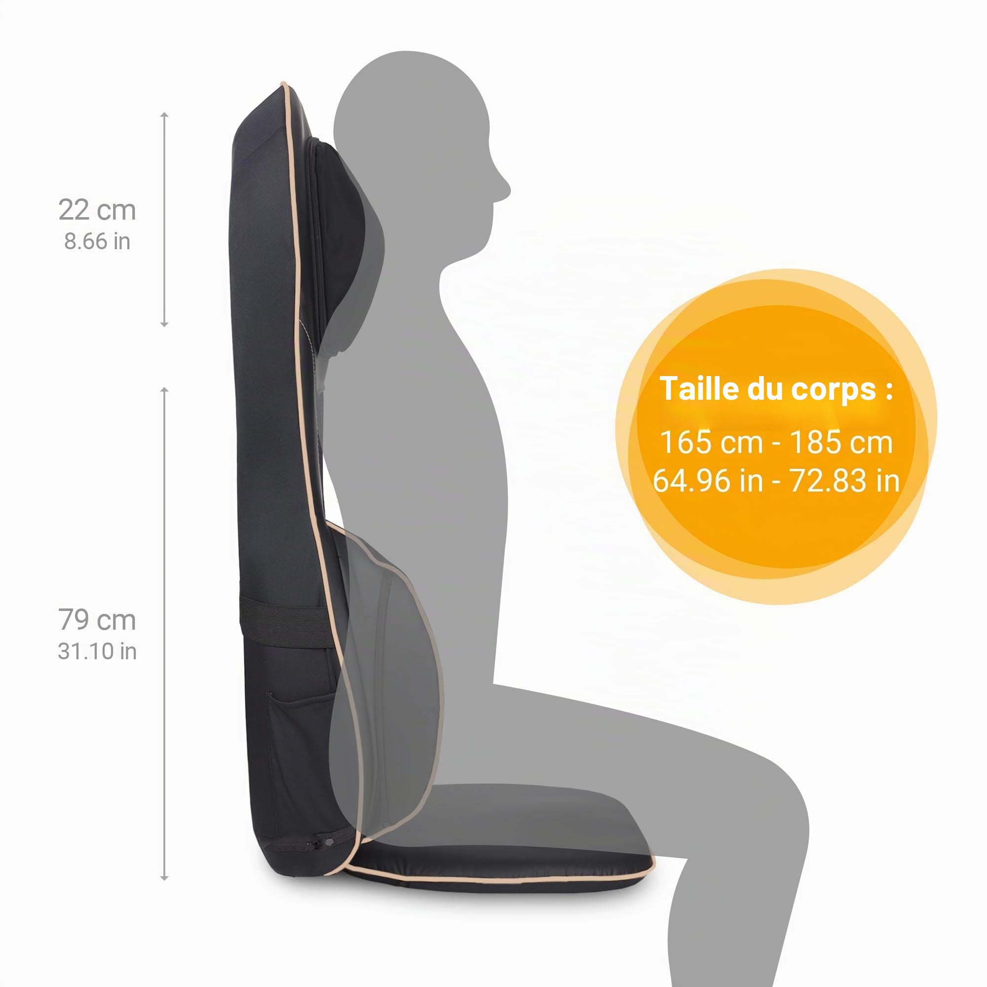 medisana-mc-825-si-ge-de-massage-shiatsu-avec-chaleur-et-massage-nuque image 2