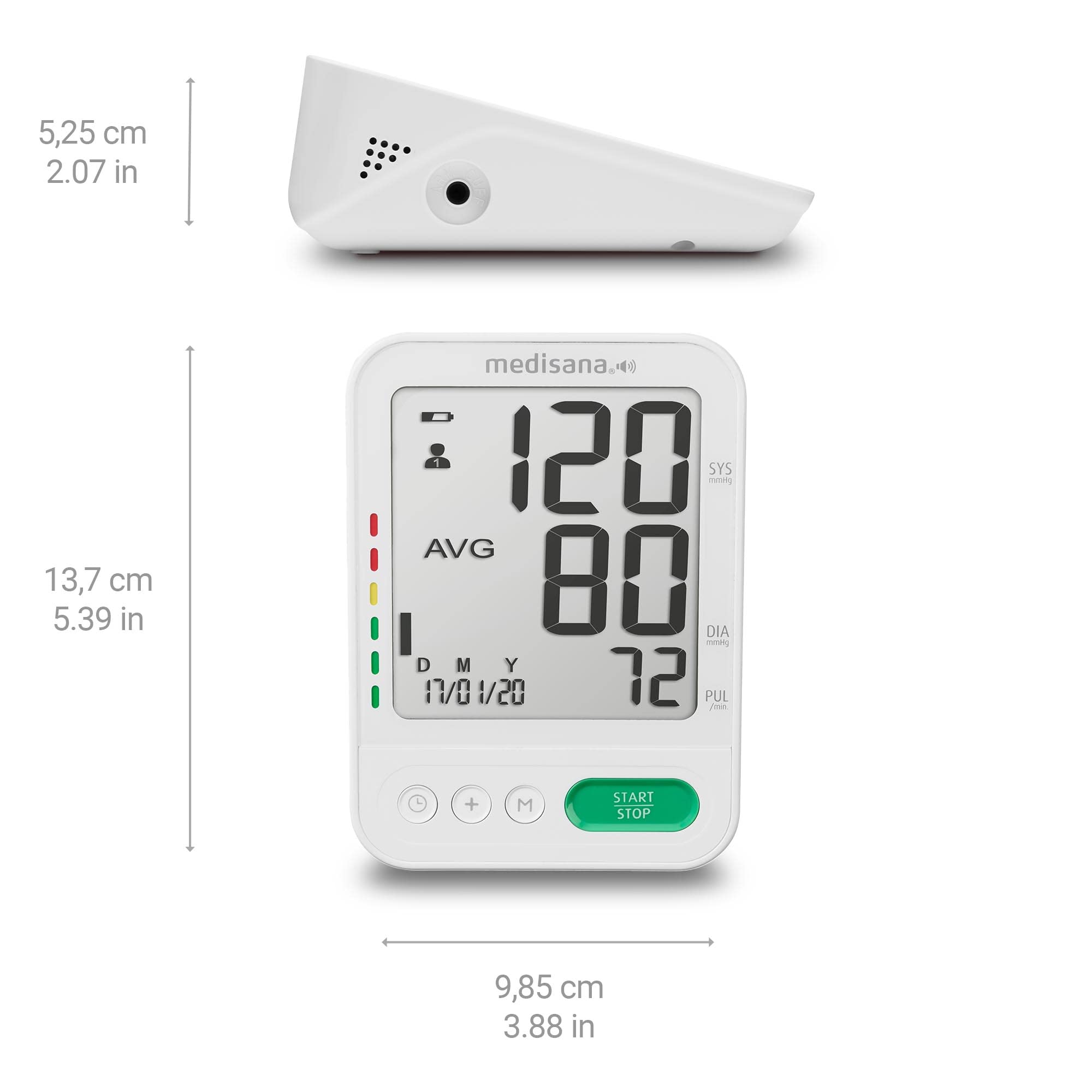 medisana-bu-5386-voice-tensiom-tre-bras-avec-sortie-vocale-m-moire-120-mesures-f image 2