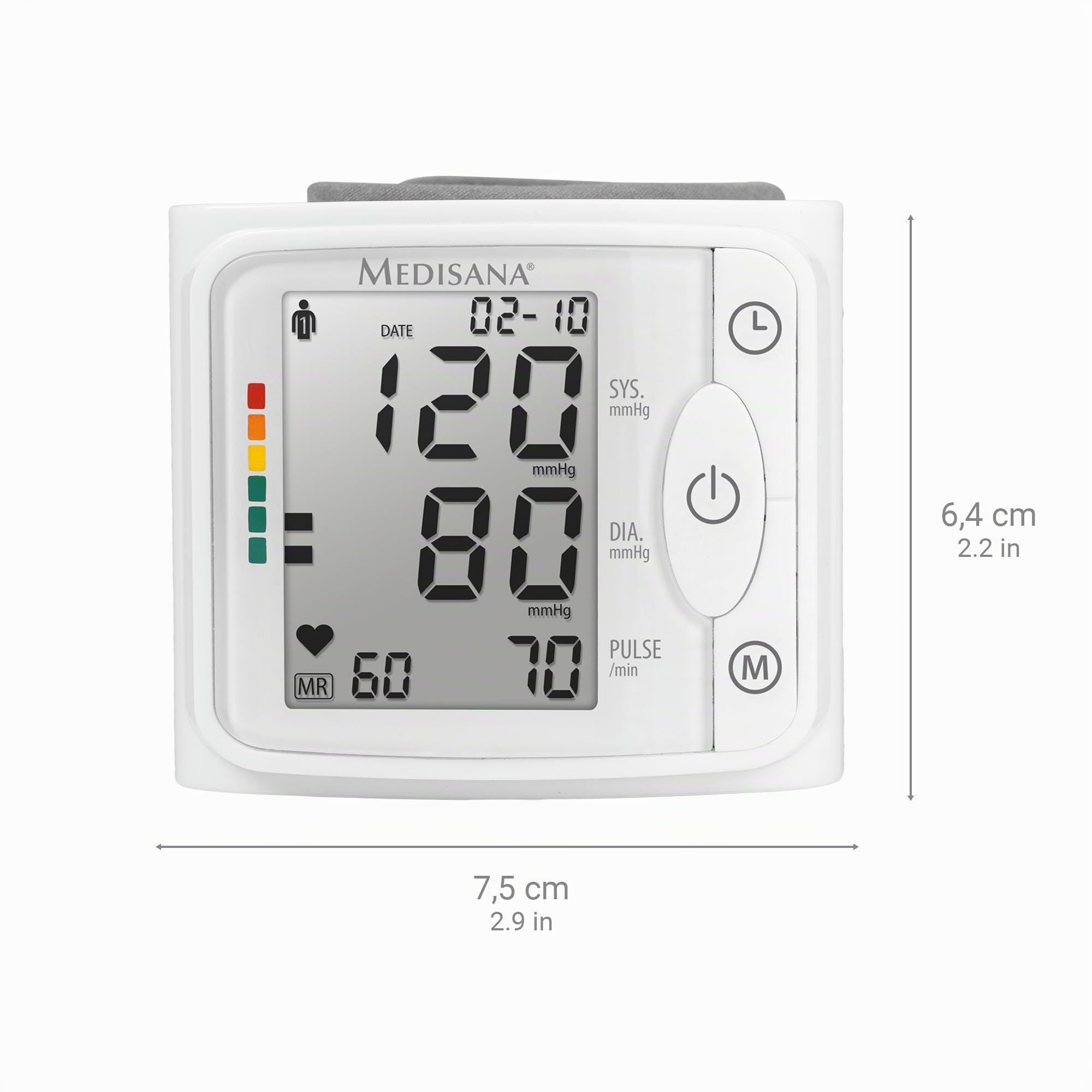 medisana-bw-320-tensiom-tre-poignet-avec-d-tection-d-arythmie-m-moire-120-mesure image 2