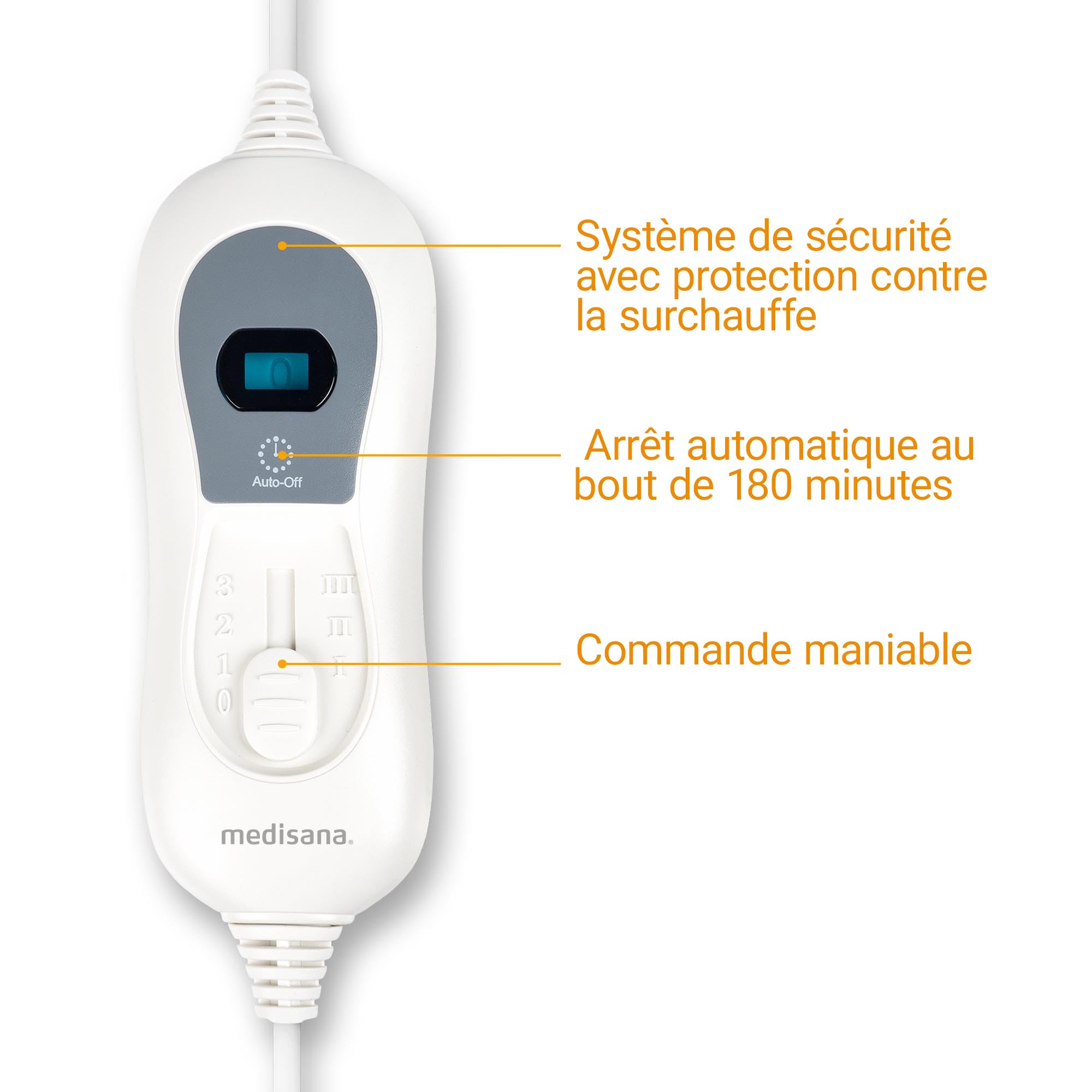 medisana-hu-665-surmatelas-chauffant-lectrique-150x80-cm-avec-3-niveaux-de-temp- image 5