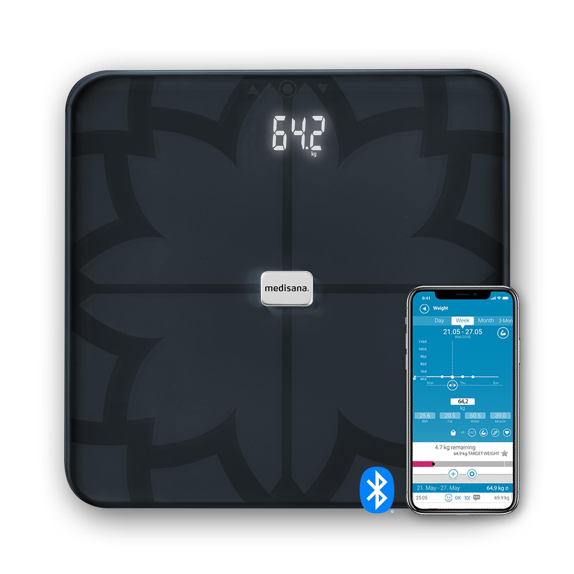 medisana-bs-450-connect-balance-d-analyse-corporelle-num-rique-bluetooth-jusqu-1 image 1