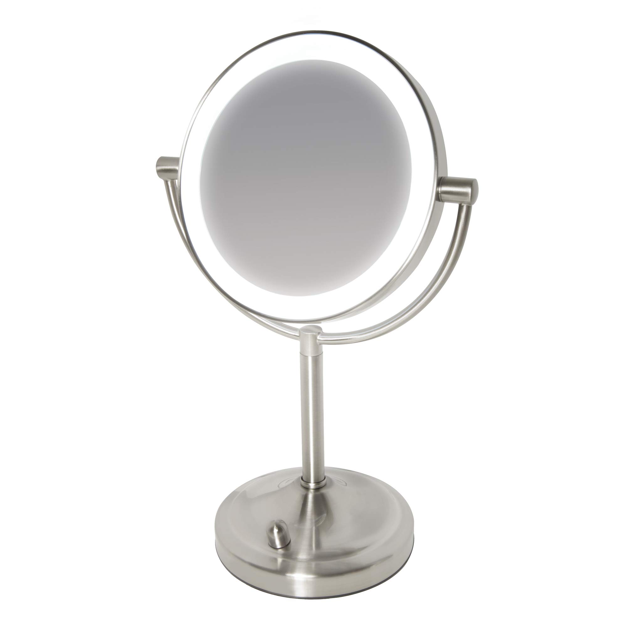 homedics-beauty-spa-miroir-de-maquillage-double-face-led-gradable-grossissement- image 1