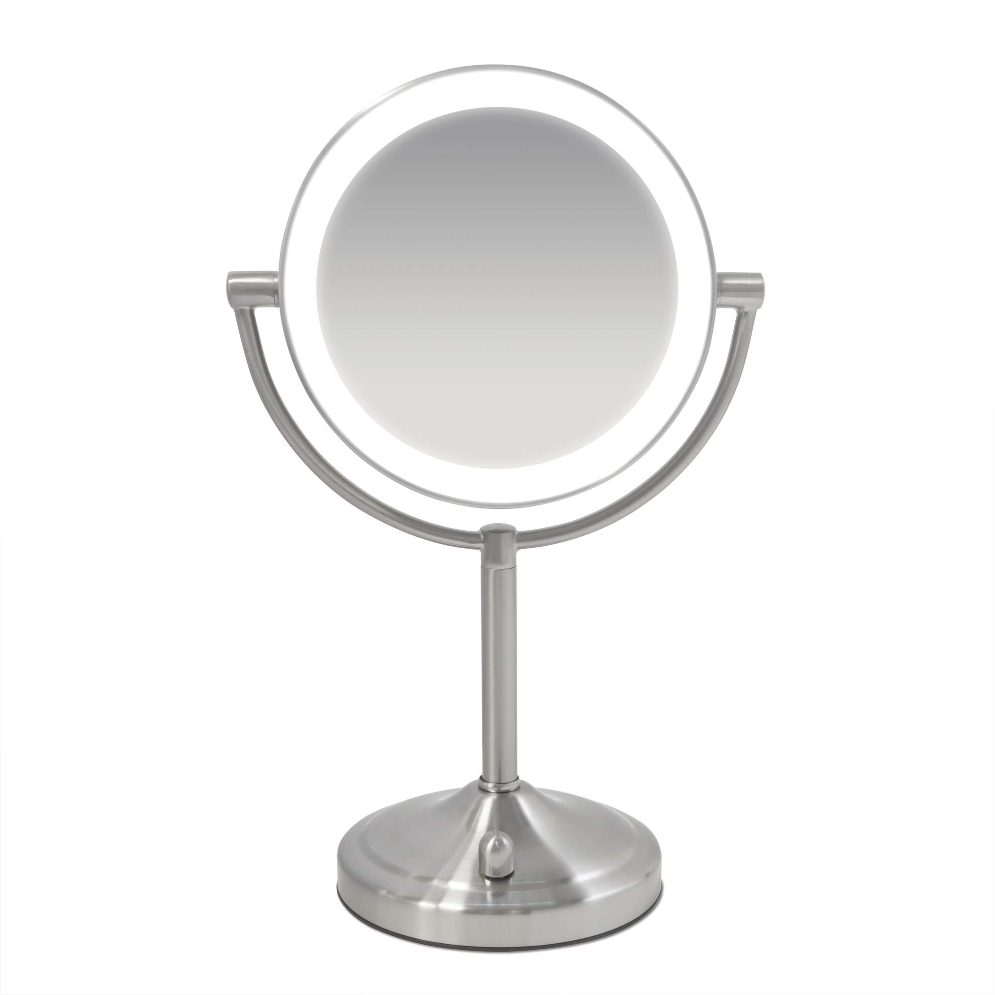 homedics-beauty-spa-miroir-de-maquillage-double-face-led-gradable-grossissement- image 2