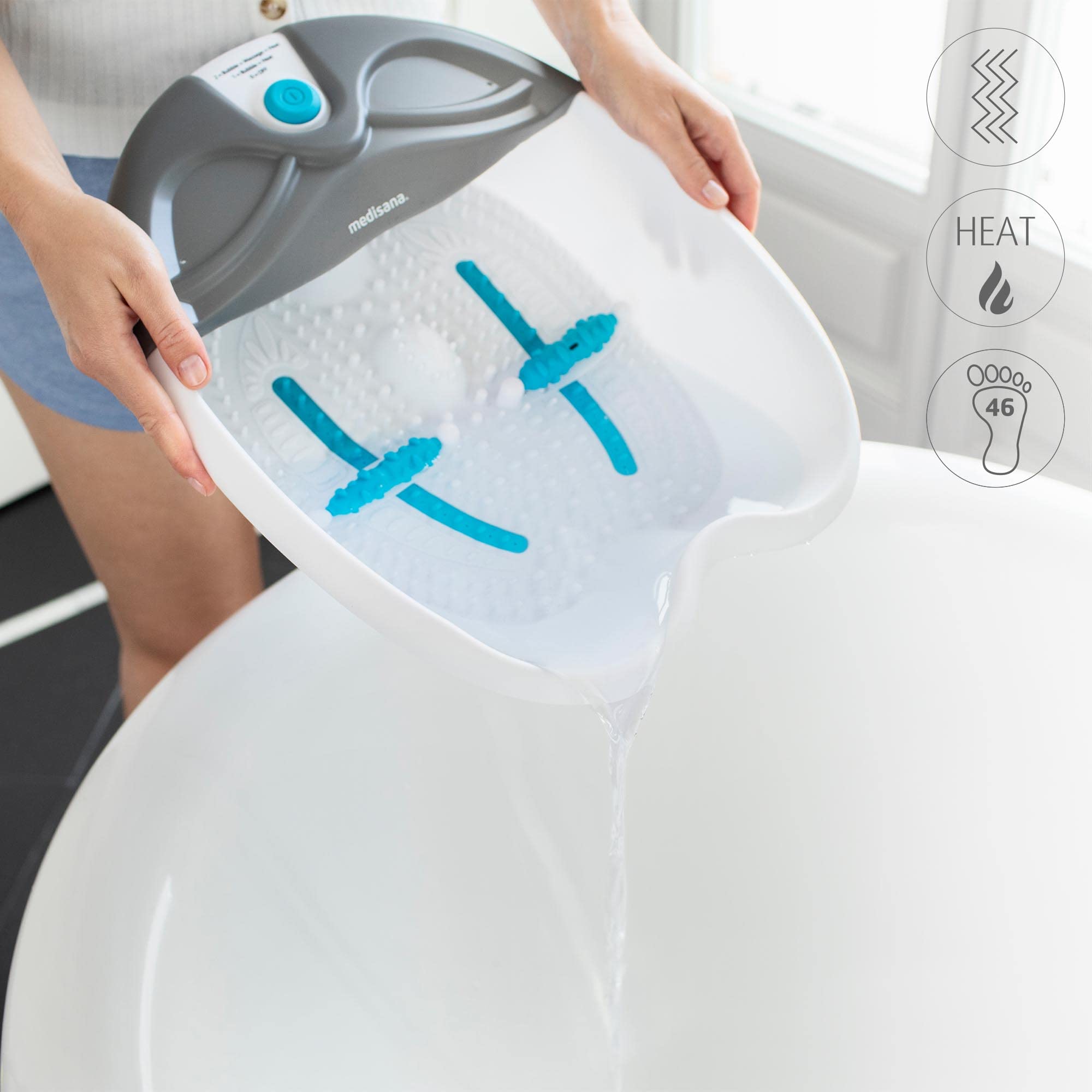 medisana-fs-350-bain-de-pieds-bulles-avec-r-flexologie-plantaire-bain-de-pieds-l image 4
