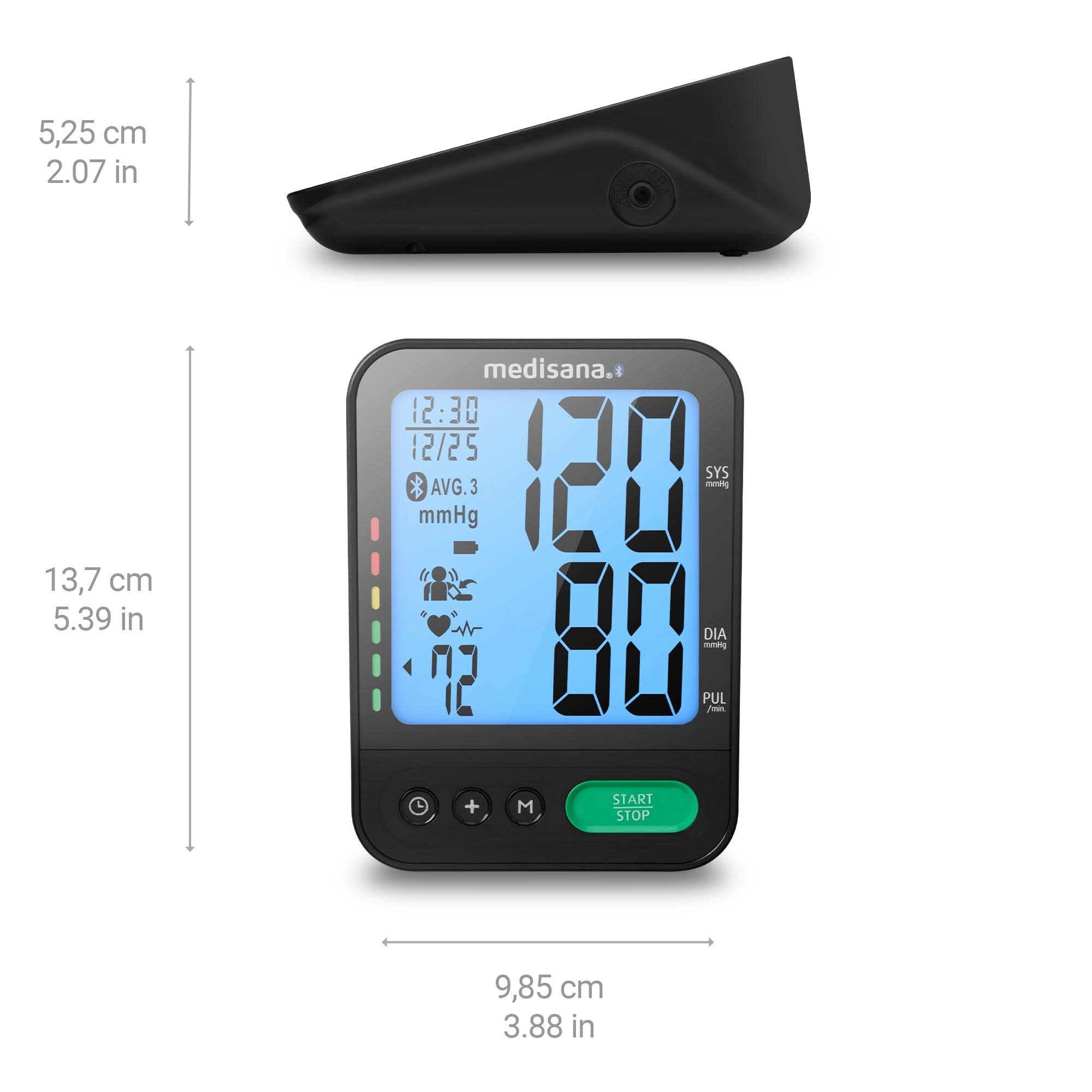 medisana-bu-580-connect-tensiom-tre-bras-mesure-tension-et-pouls-app-bluetooth-v image 2