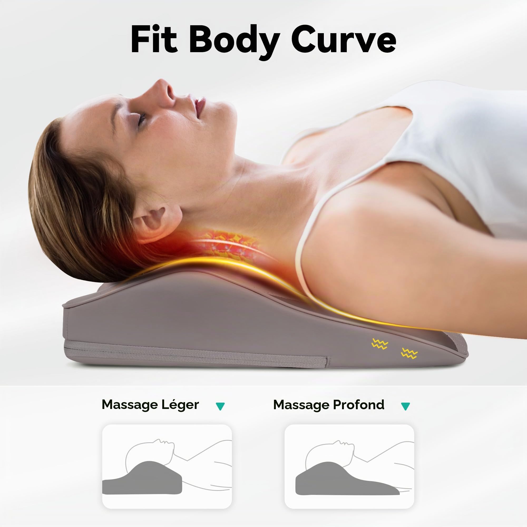 snailax-masseur-de-nuque-shiatsu-chauffant-avec-vibration-8-n-uds-2-moteurs-vibr image 2